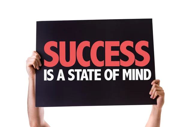 Success Is a State of Mind card — Stock Photo, Image