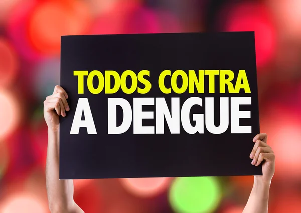 Todos contra la tarjeta Dengue —  Fotos de Stock