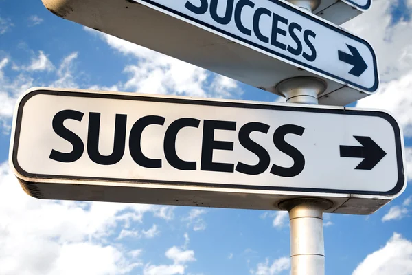 Success direction sign — Stock Photo, Image