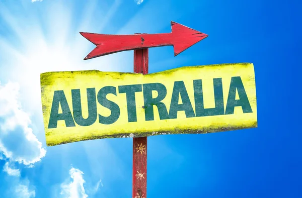 Australia text sign — Stock Photo, Image