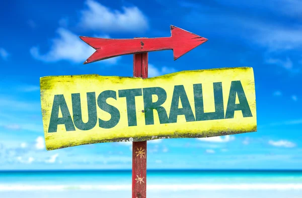 Avustralya metin işareti — Stok fotoğraf