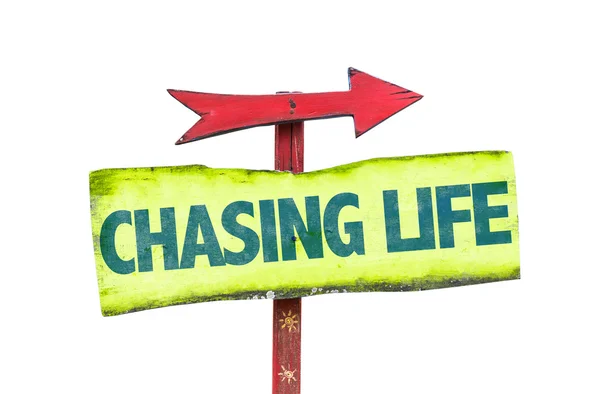 Chasing Life texte signe — Photo