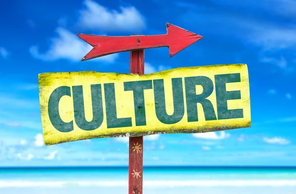 Culture text sign — Stock Photo, Image