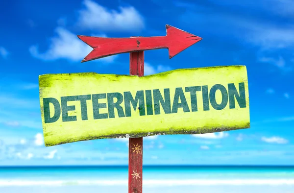 Determination text sign — Stock Photo, Image