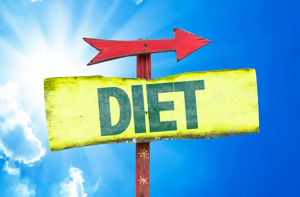 Diet text sign — Stock Photo, Image