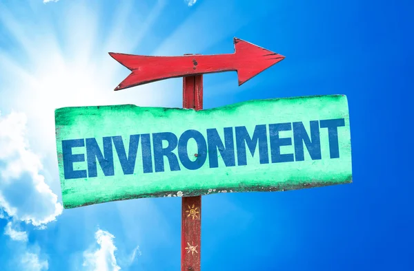 Environment text sign — Stock Photo, Image