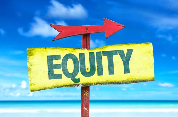 สัญลักษณ์ข้อความ equity — ภาพถ่ายสต็อก