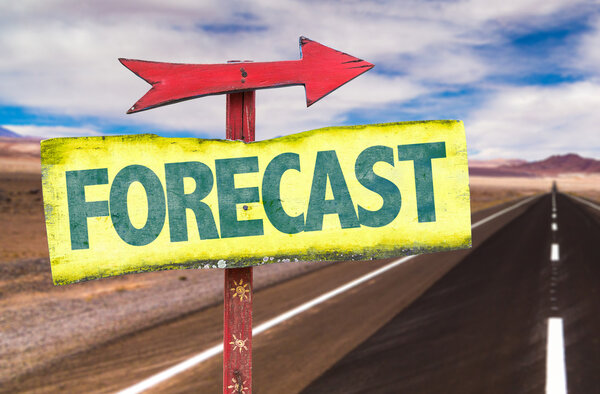 Forecast text sign
