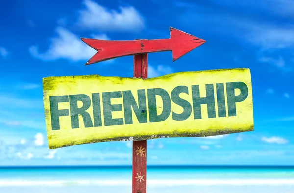 Friendship text sign — Stock Photo, Image