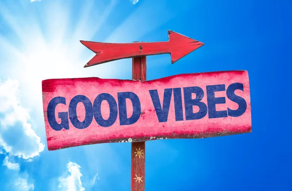 Good Vibes text sign — Stock Photo, Image