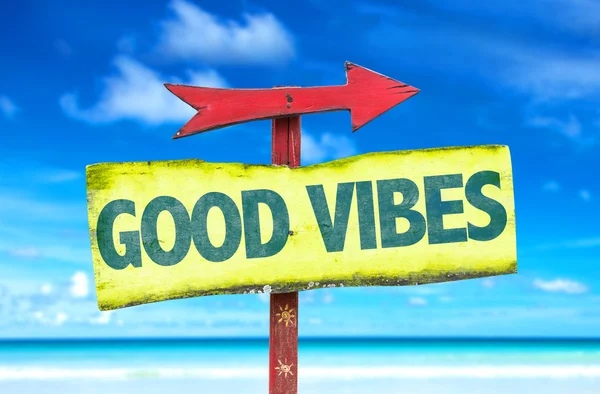 Good Vibes text sign — Stock Photo, Image