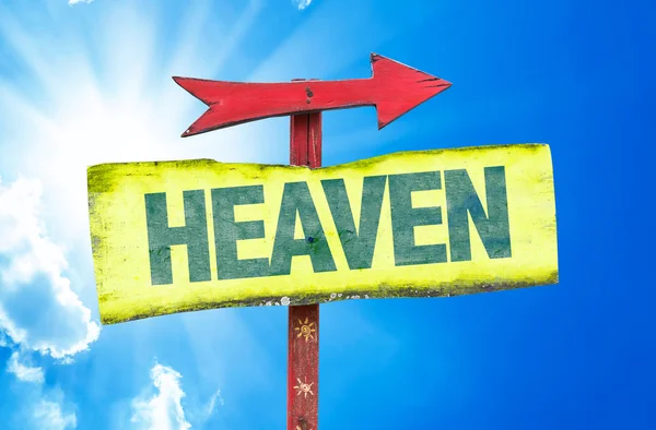 Heaven text sign — Stock Photo, Image