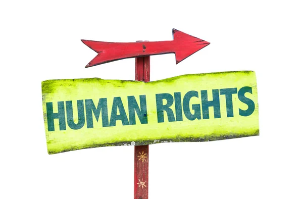 Human Rights text sign — Stock Photo, Image