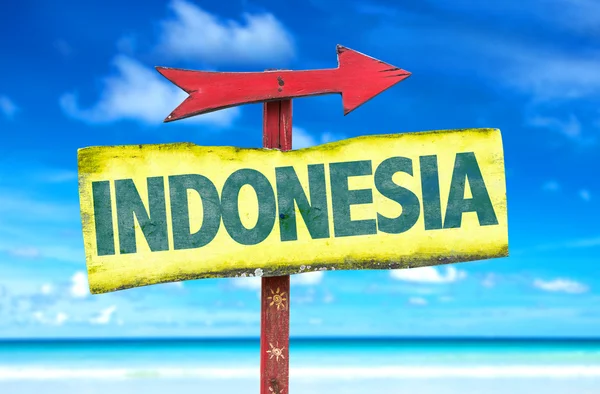 Indonesia testo segno — Foto Stock