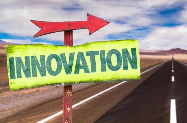 Innovation text sign — Stock Photo, Image