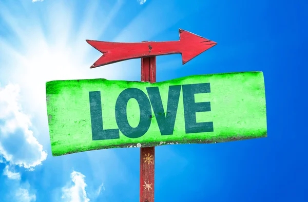 Love text sign — Stock Photo, Image