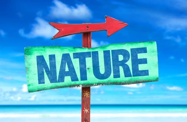 Natur text tecken — Stockfoto