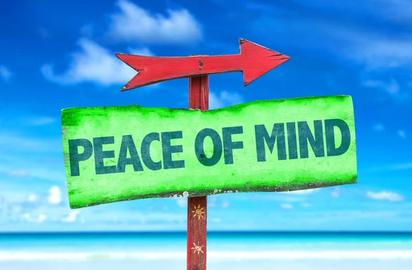 Signo de texto Paz de la mente —  Fotos de Stock