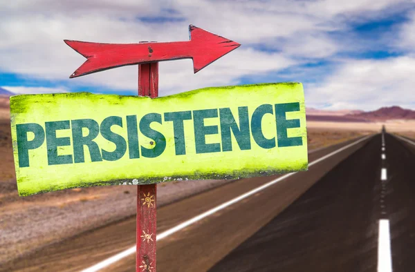 Persistence text sign — Stock Photo, Image