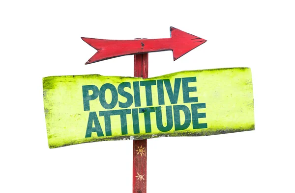 Signo de texto Actitud positiva — Foto de Stock