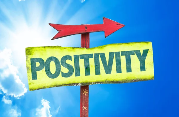 Positivity text sign — Stock Photo, Image