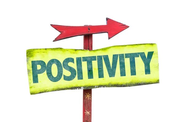 Positivity text sign — Stock Photo, Image