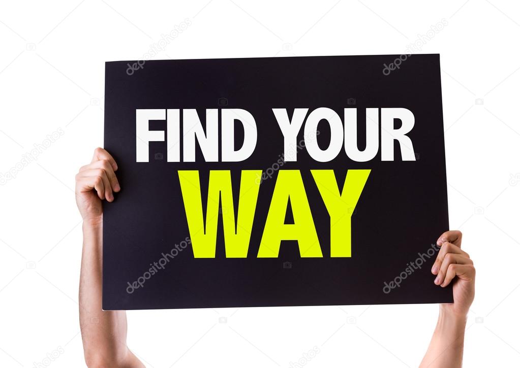 Find Your Way card