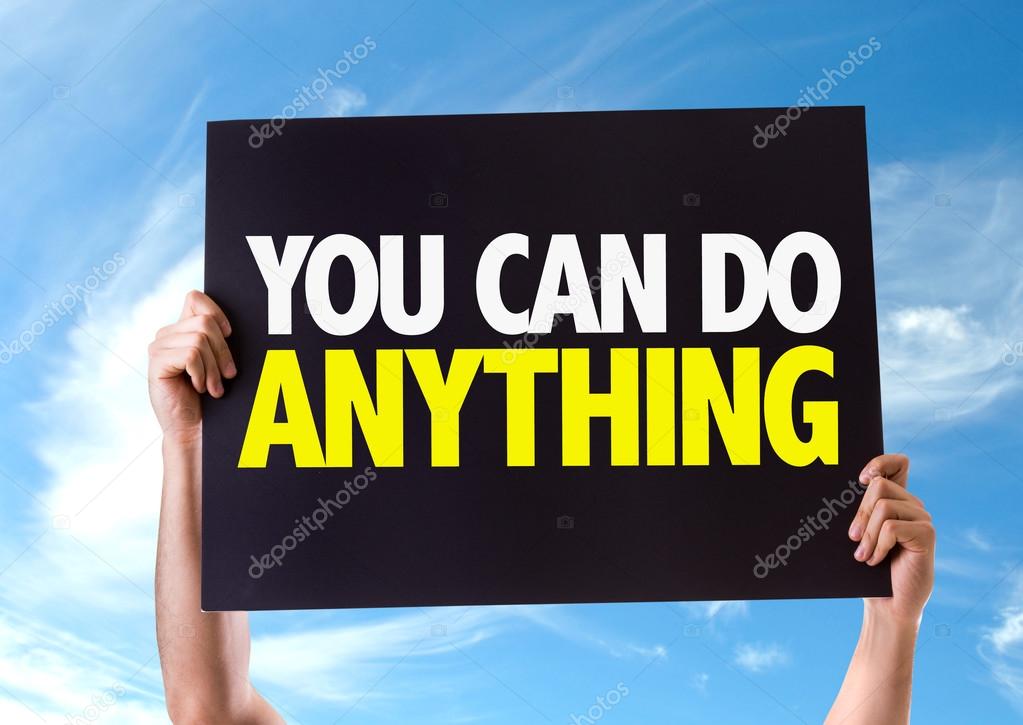You Can Do Anything! card — Stock Photo © gustavofrazao #73413269