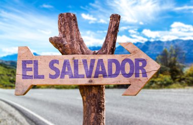 El Salvador ahşap işareti