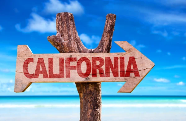 Tekstskilt for California fornia – stockfoto