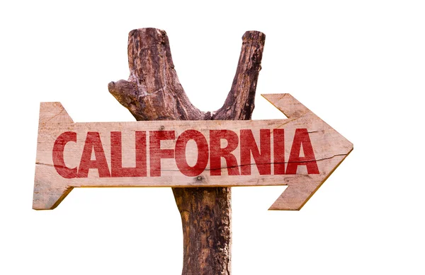 Californië tekst teken — Stockfoto