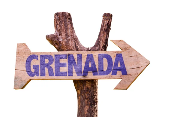 Señal de madera de Granada —  Fotos de Stock