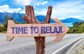 Time to Relax wooden sign