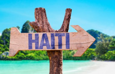 Haiti ahşap işareti