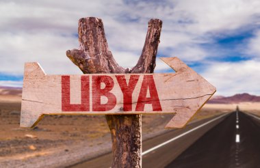 Libya ahşap işareti