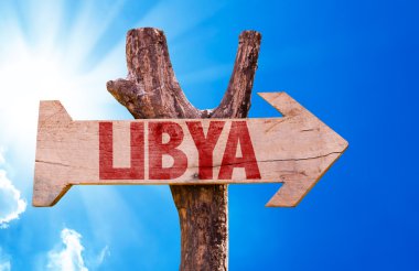 Libya ahşap işareti