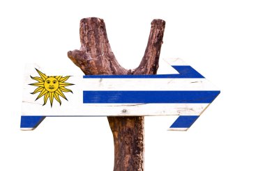 Uruguay Flag sign clipart