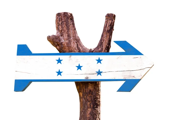 Honduras Flag wooden sign — Stock Photo, Image