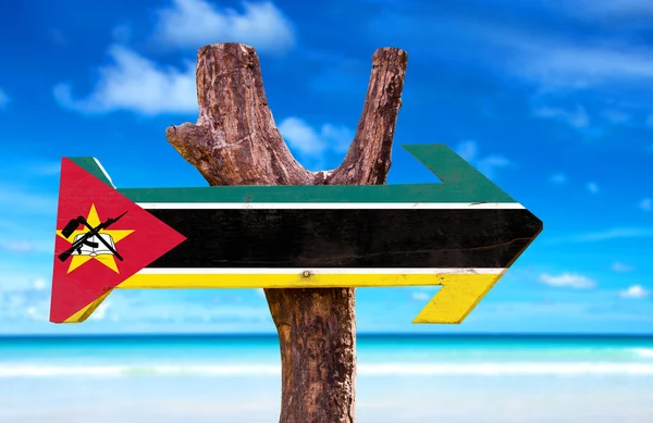 Mozambique vlag teken — Stockfoto