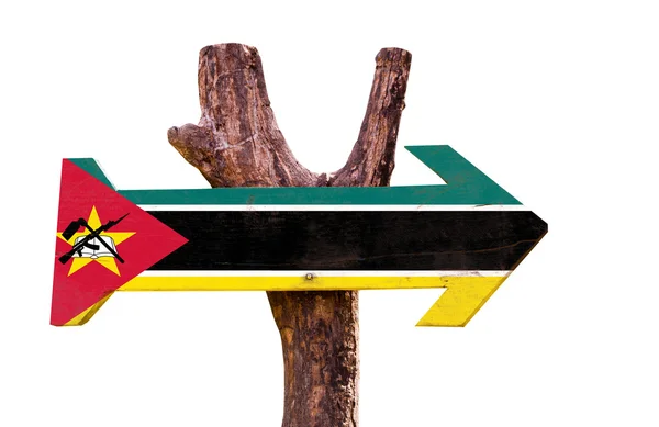Σημάδι σημαία της Μοζαμβίκης — Φωτογραφία Αρχείου