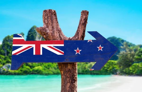 New Zealand Flag sign — Stock Photo, Image