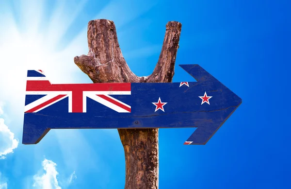 Signo de bandera de Nueva Zelanda —  Fotos de Stock