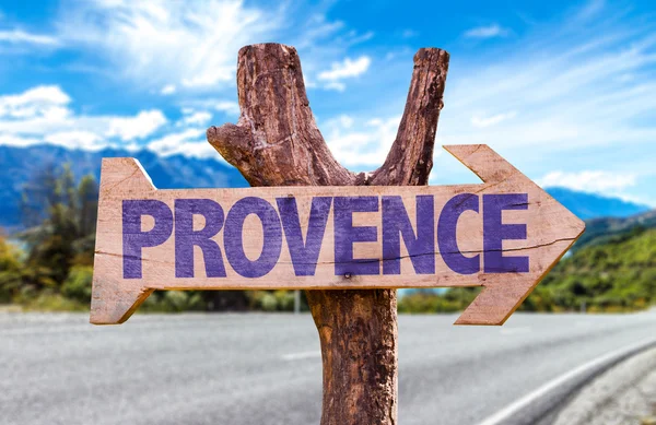 Provence Holzschild — Stockfoto