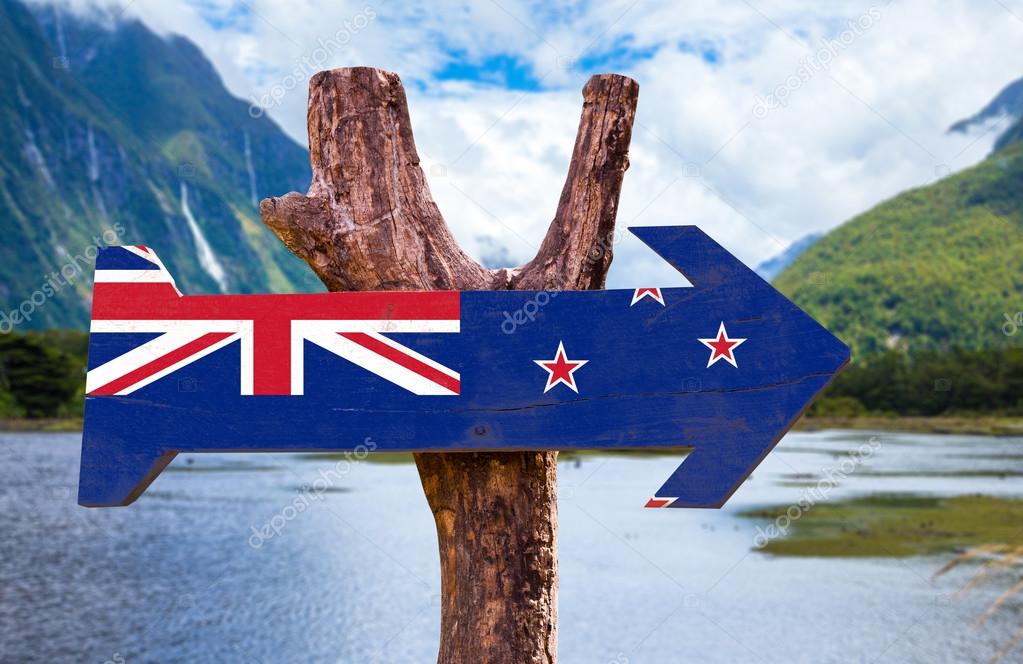 New Zealand Flag sign