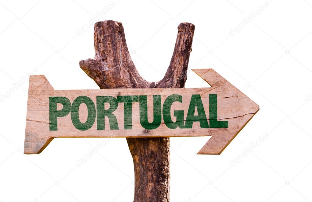 Portugal wooden sign