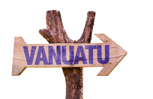 Vývěsní štít Vanuatu — Stock fotografie