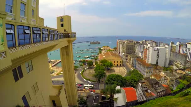 Vista para Lacerda Elevador — Vídeo de Stock