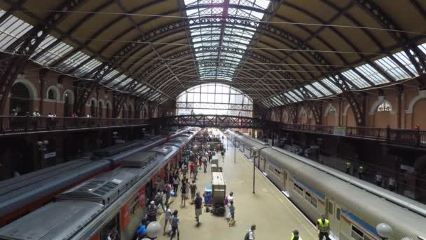 Stazione Luz a San Paolo — Video Stock