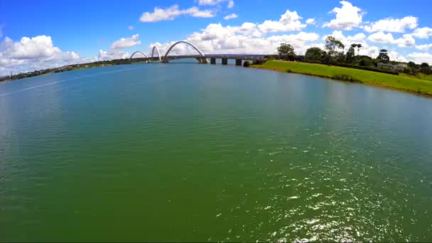 Juscelino Kubitschek Bridge — Stock Video