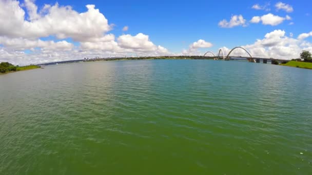 Juscelino Kubitschek Bridge — Stock Video